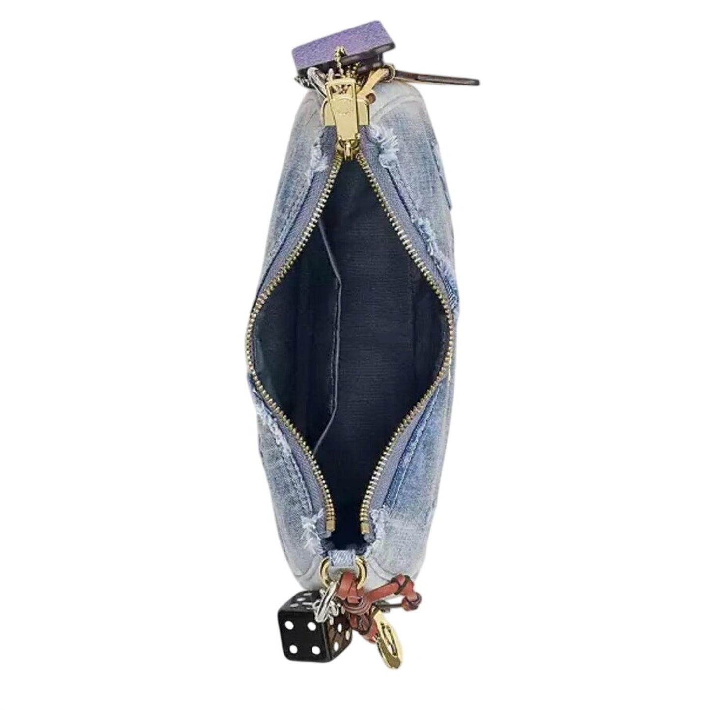 Coach Teri with Charms in Loved Denim NWT