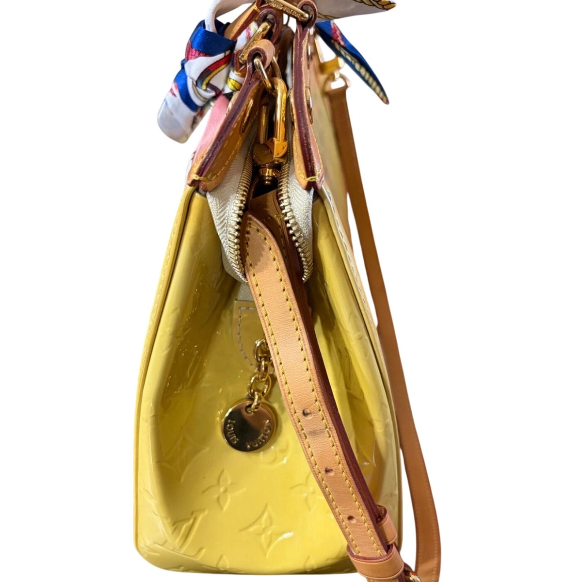 Louis Vuitton Yellow Vernis Brea EUC