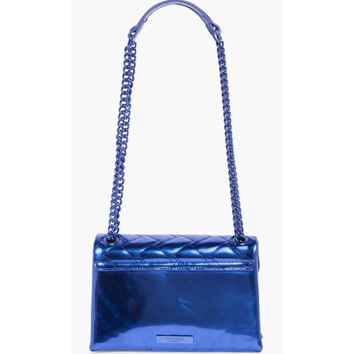 Kurt Geiger London Medium Kensington Metallic Convertible Shoulder Bag NWT