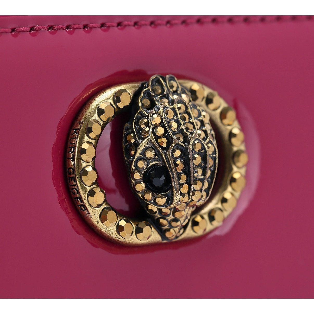 Kurt Geiger London Chelsea Zip Around Wallet NWB Fuchsia