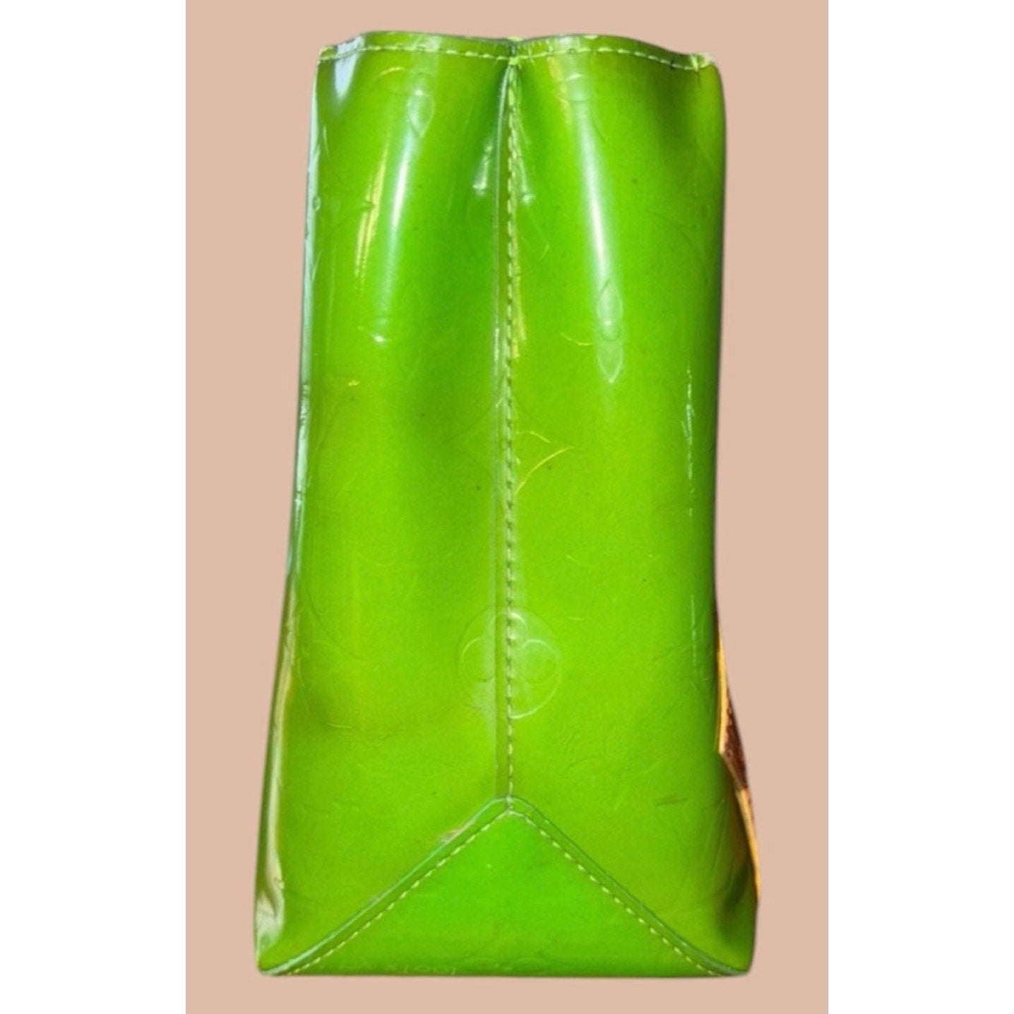 Louis Vuitton Green vernis Reade PM Limited Edition Robert Wilson