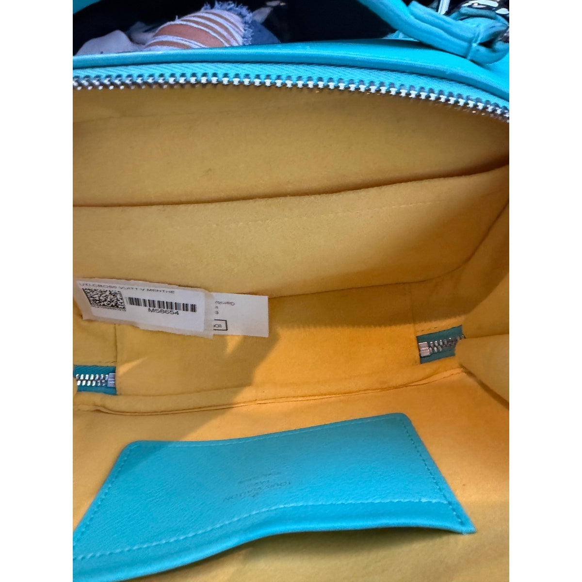 Louis Vuitton Blue Monogram Utility Crossbody COA Pristine