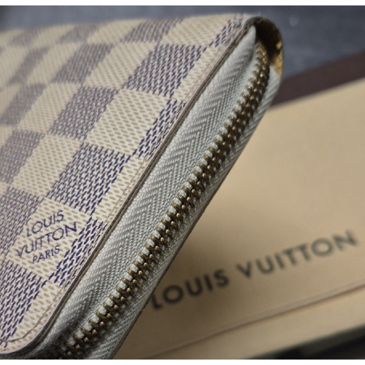 Louis Vuitton Limited Edition Damier Azure Illustre Hot Air Balloon Wallet EUC