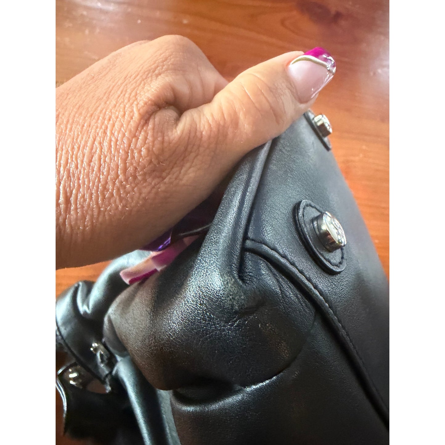 Dior La Trente Black With pink interior EUC