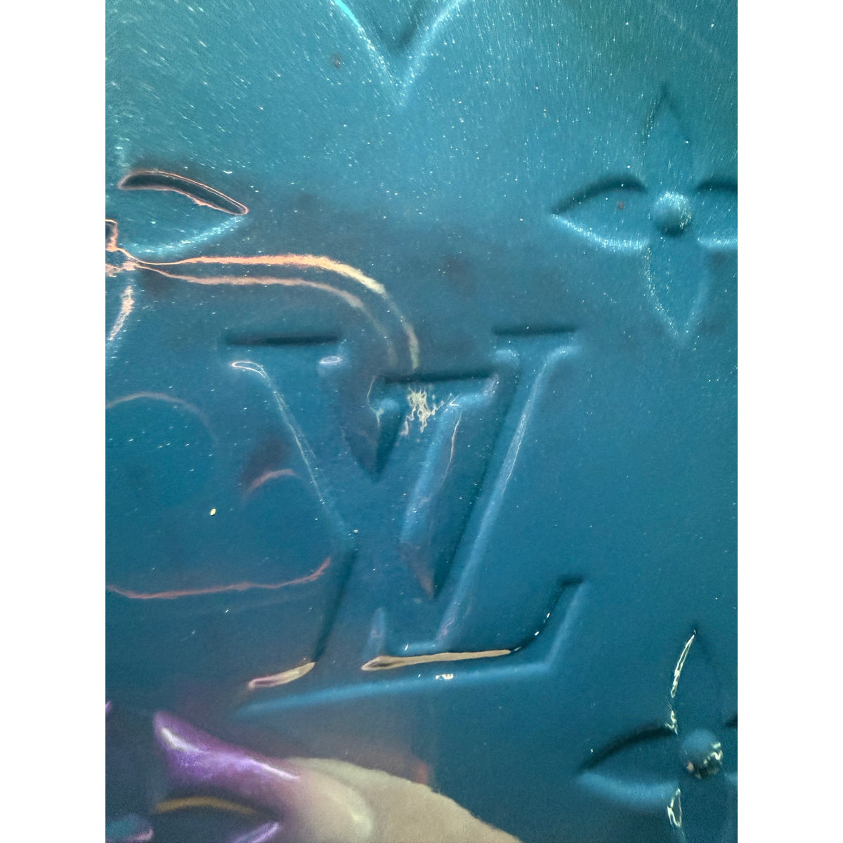 Louis Vuitton Dark Blue Vernis MM Brea EUC