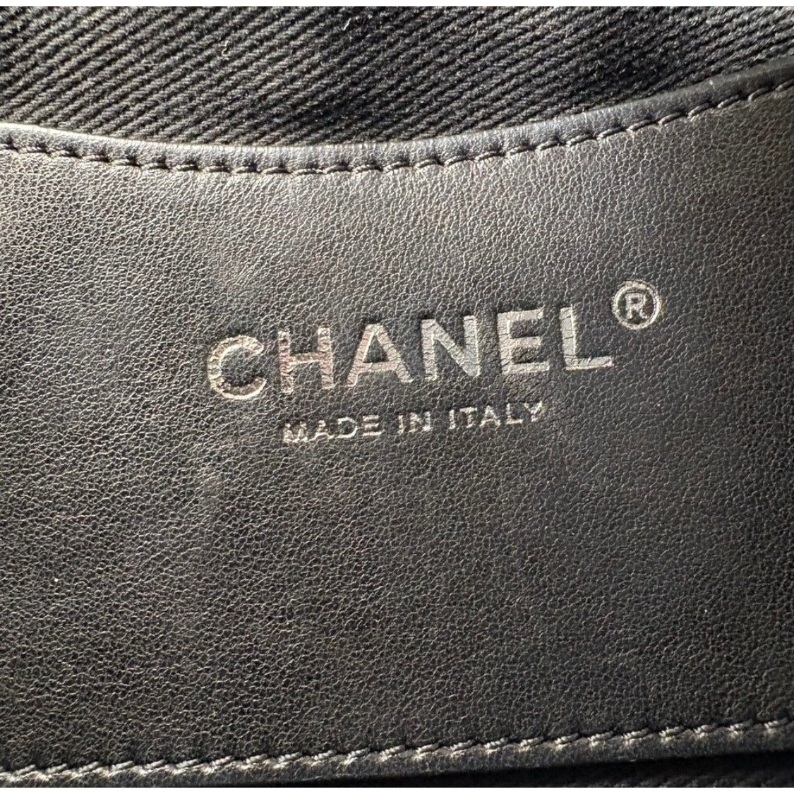 Chanel Black Quilted Patent Leather XL Just Mademoiselle Pristine