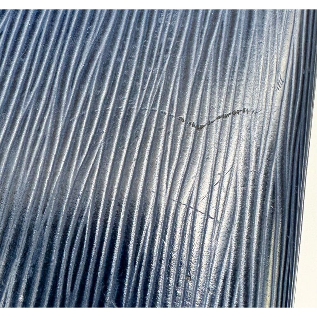 Louis Vuitton Blue & Red Epi Wallet Silver Hardware EUC