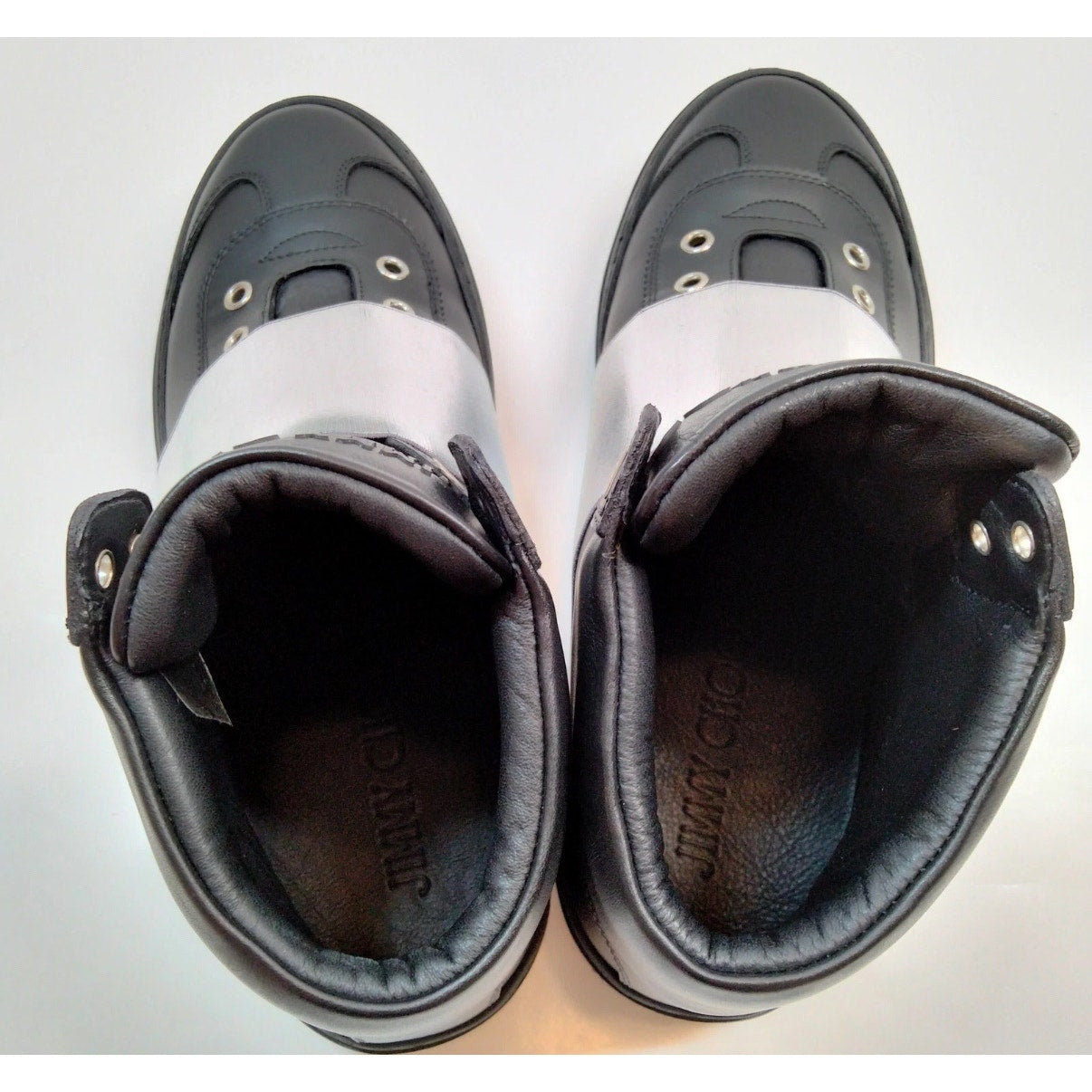 Jimmy Choo Sneakers Men Black Leather (calf) PRISTINE $1150 MSRP
