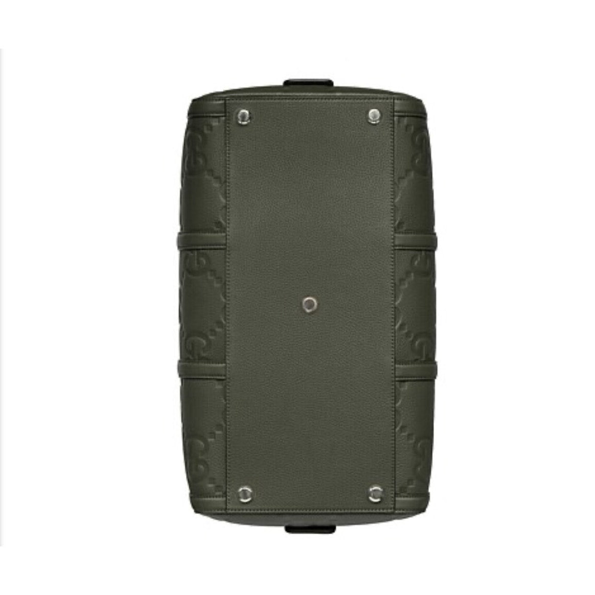 GUCCI JUMBO GG MEDIUM DUFFLE GREEN 20.4 x 13.5