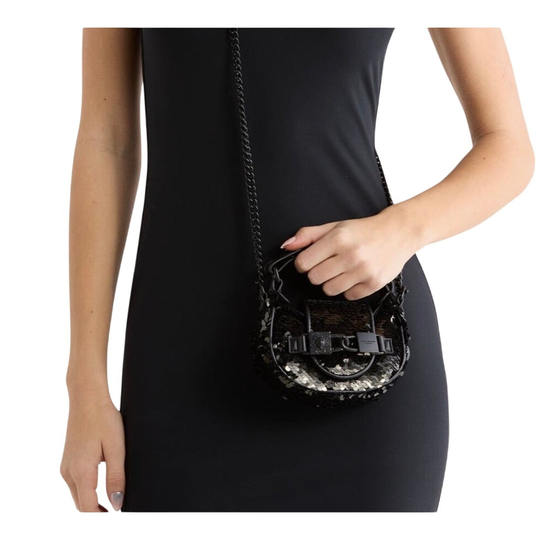 Kurt Geiger London Micro Kingsley Sequin Hobo Bag NWT