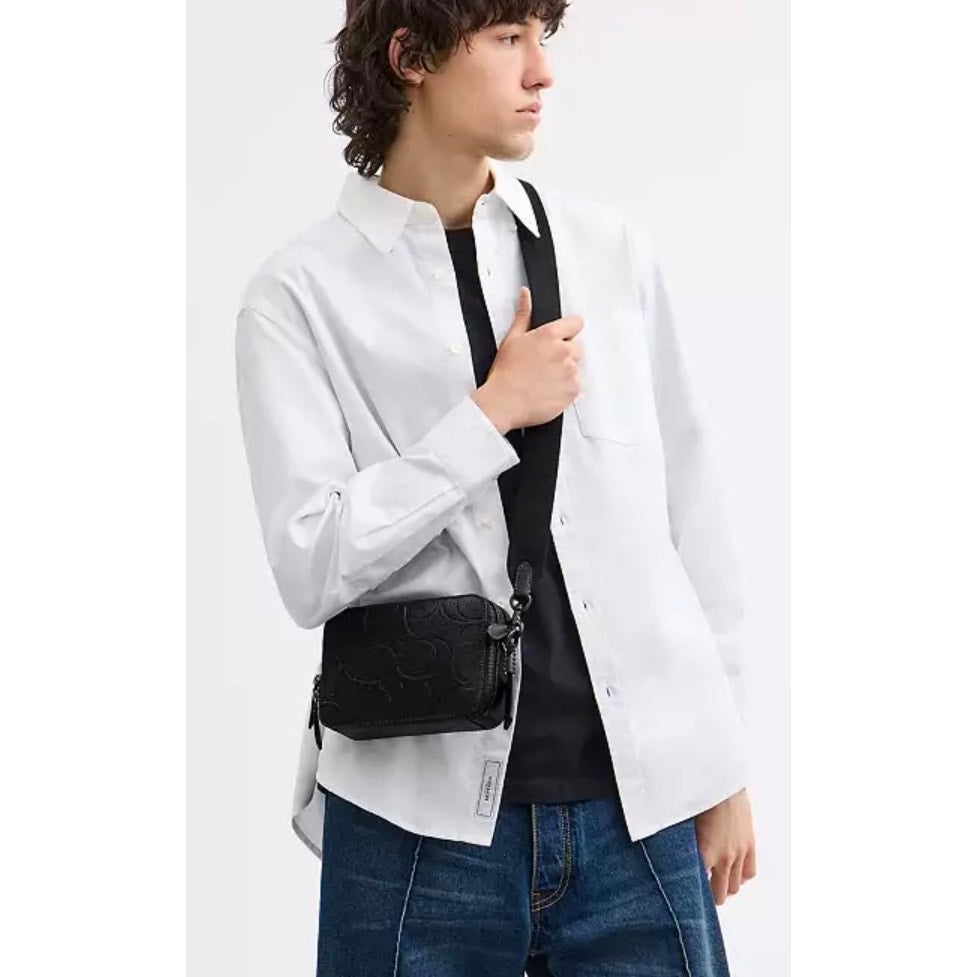 Coach Charter Crossbody Bag 19 In Maxi Signature Leather