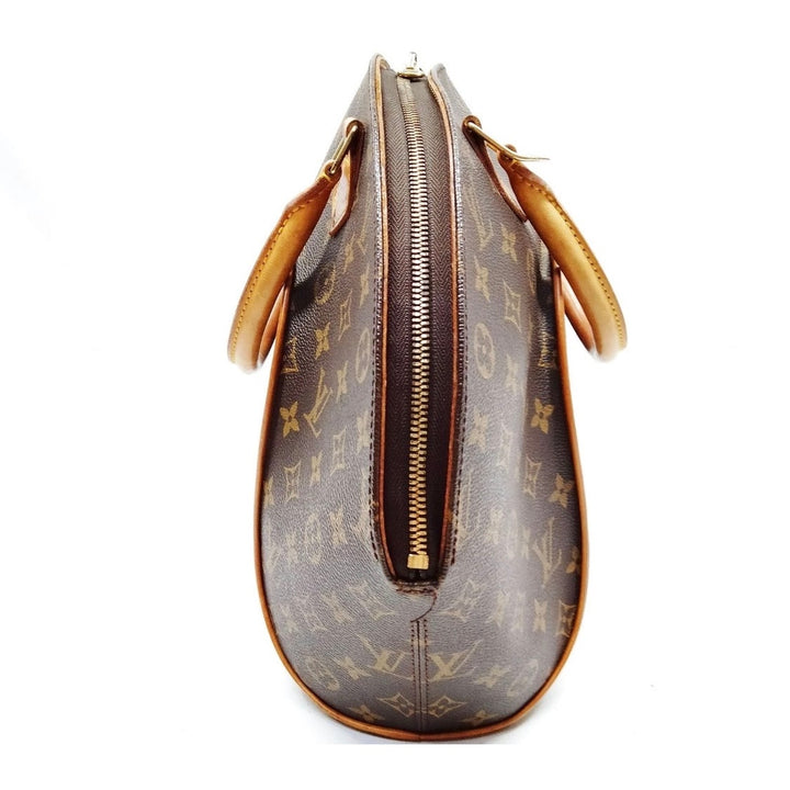 Louis Vuitton LV Hand Bag Ellipse MM Brown Monogram