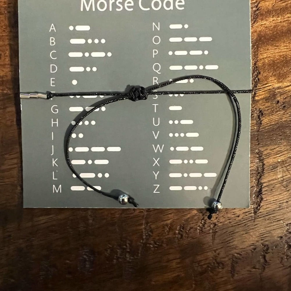 I Love You Mom Morse Code Bracelet New in packaging