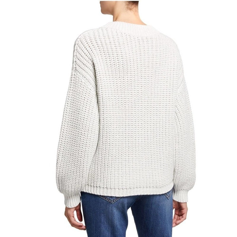 Brunello Cucinelli Wet Effect V-Neck Sweater LUX -$2000 Retail