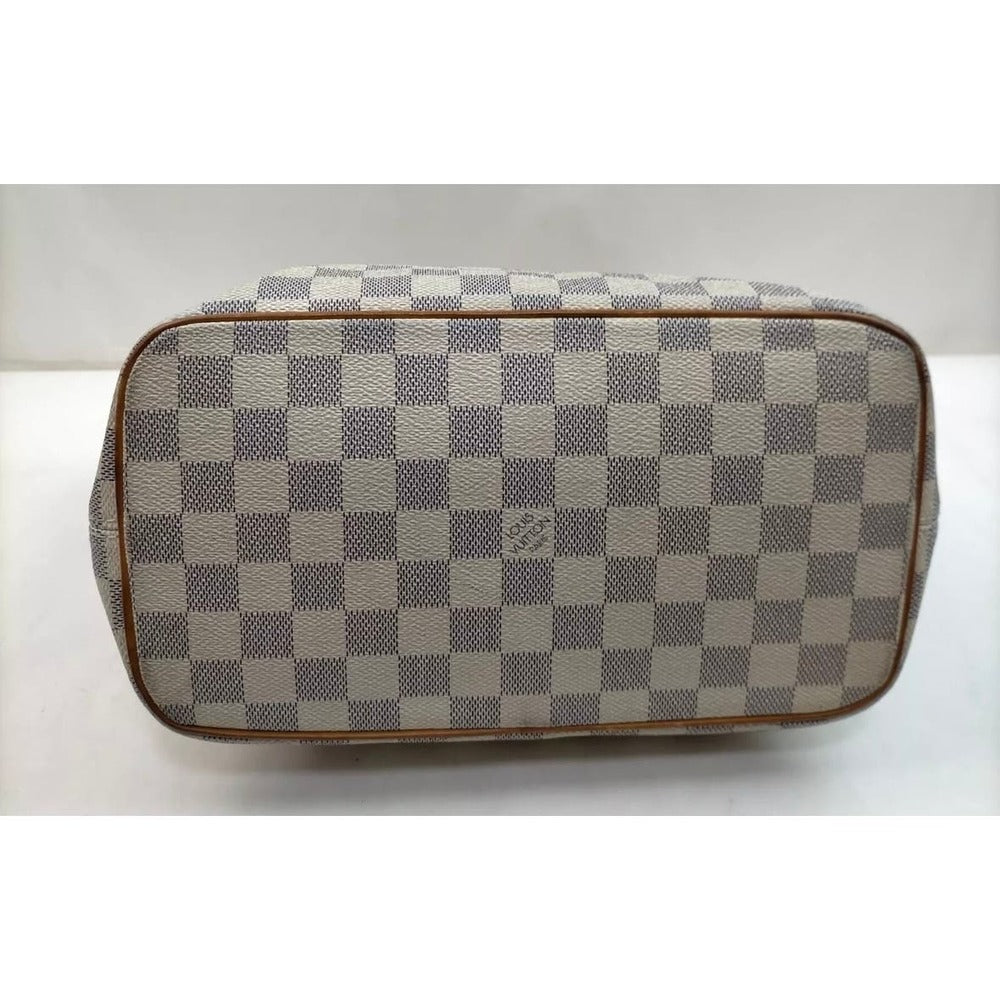 Louis Vuitton LV Hand Bag Saleya PM White Damier Azur