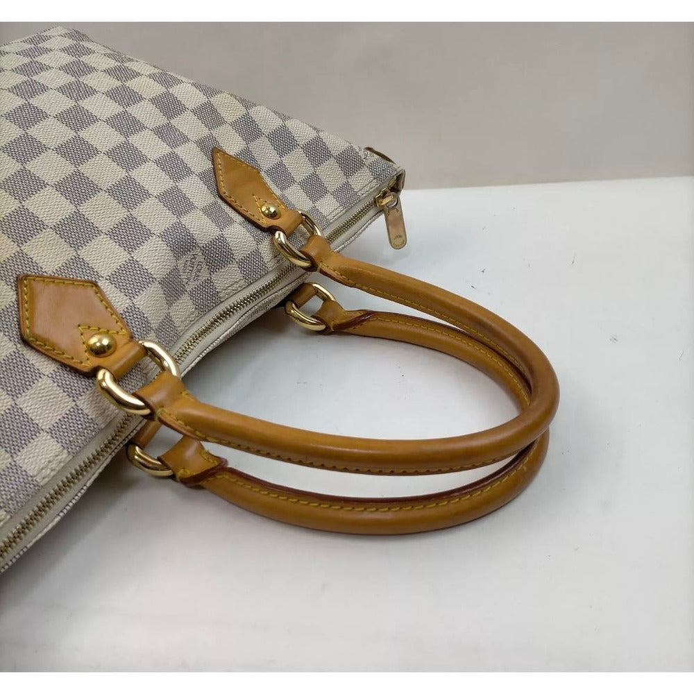 Louis Vuitton LV Hand Bag Saleya PM White Damier Azur