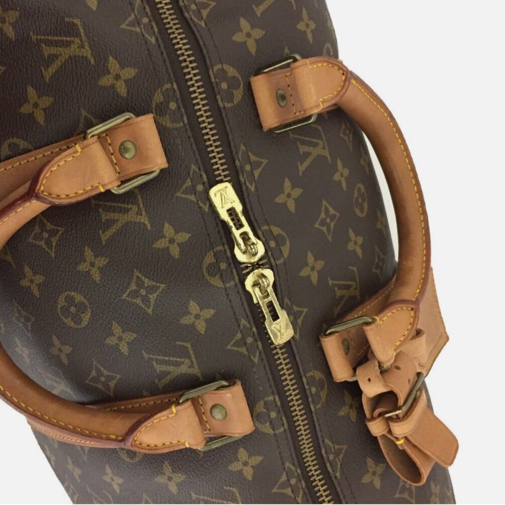 Louis Vuitton Monogram Keepall 50 Boston Travel Hand Bag