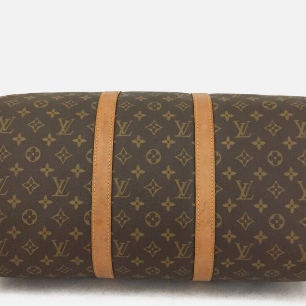 Louis Vuitton Monogram Keepall 50 Boston Travel Hand Bag