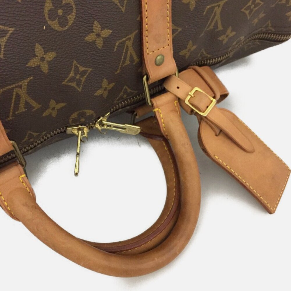 Louis Vuitton Monogram Keepall 50 Boston Travel Hand Bag