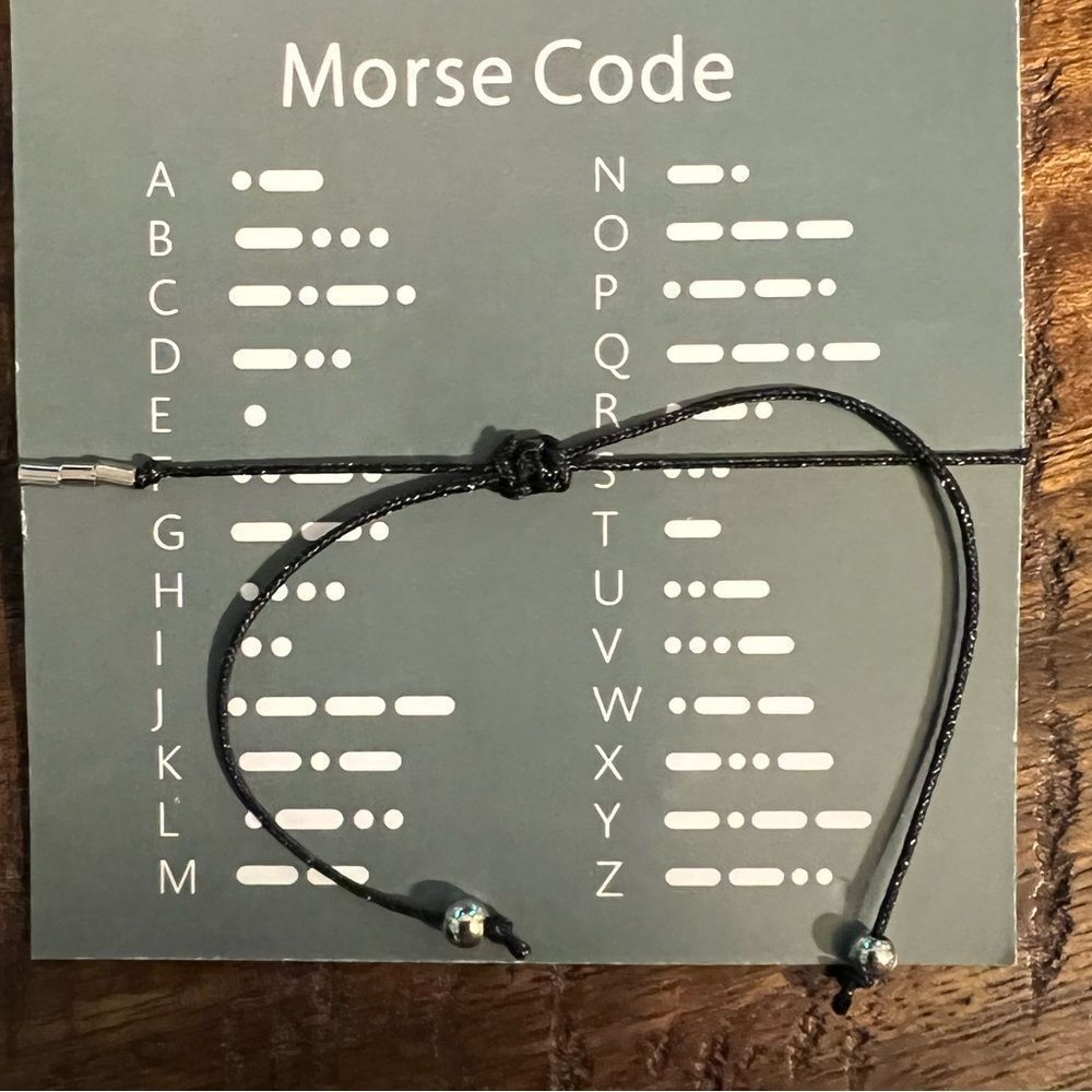 - Bundle of 4 Morse Code “Best Bitches” Adjustable Bracelet