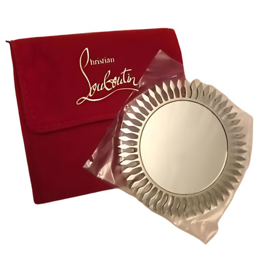 CHRISTIAN LOUBOUTIN SILVER SUN HAND RING MIRROR