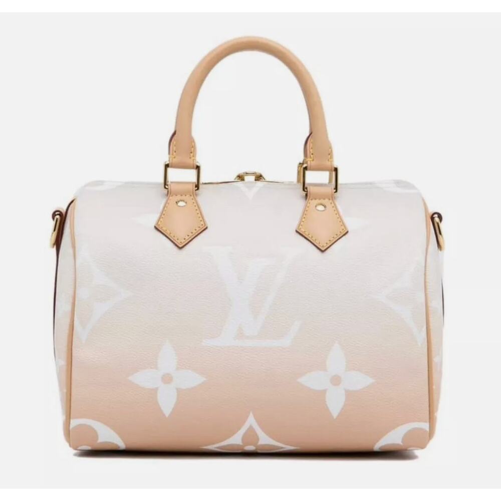 Louis Vuitton Monogram Giant By The Pool Speedy Bandoliere 25 PRISITINE