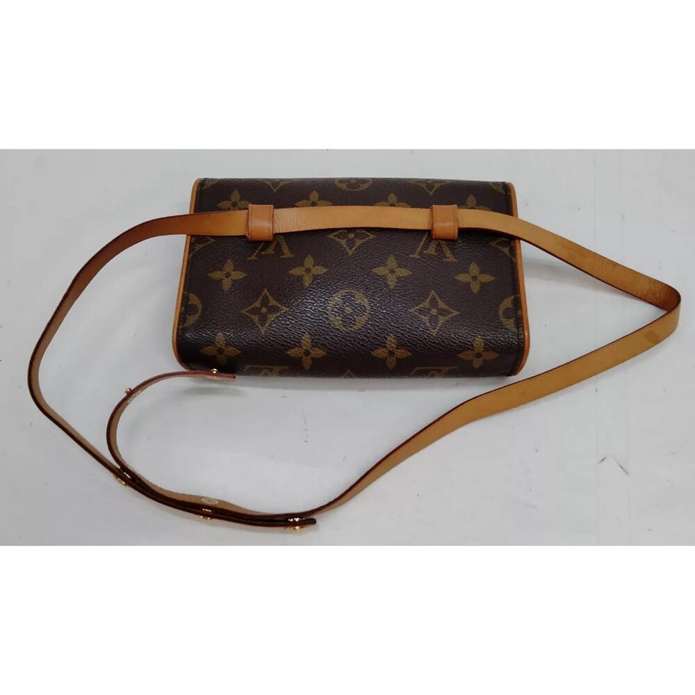 Louis Vuitton LV Shoulder Bag  Pochette Florentine Brown Monogram -Pristine