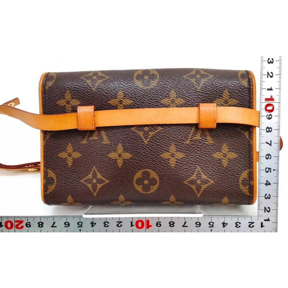 Louis Vuitton LV Shoulder Bag  Pochette Florentine Brown Monogram -Pristine