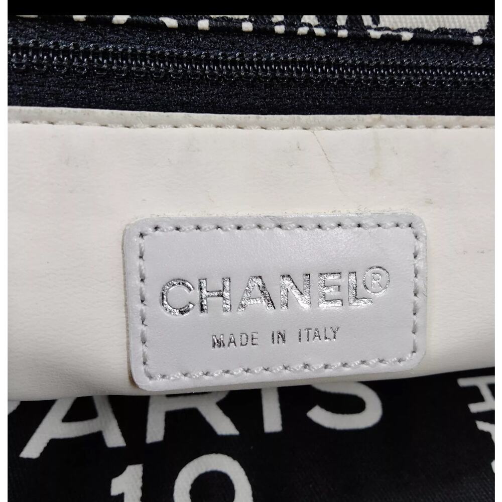 Chanel - "By Sea" - 31 Rue Cambon - Black Logo Canvas Tote Bag -PRISTINE