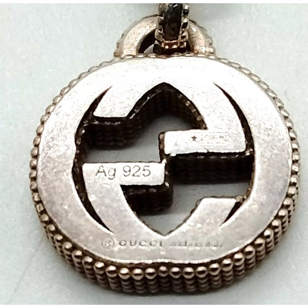 Gucci Pendant Necklace  Silver 925