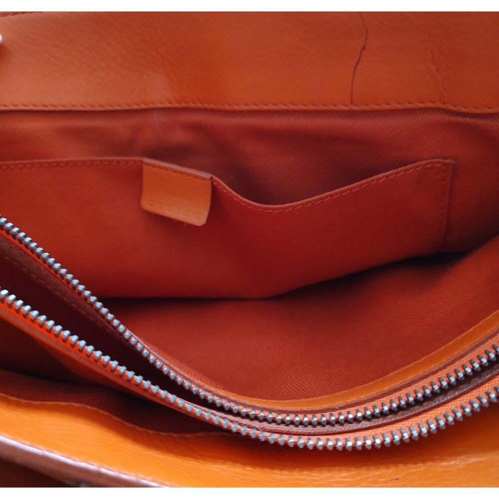 CELINE VINTAGE BOOGIE BAG ORANGE