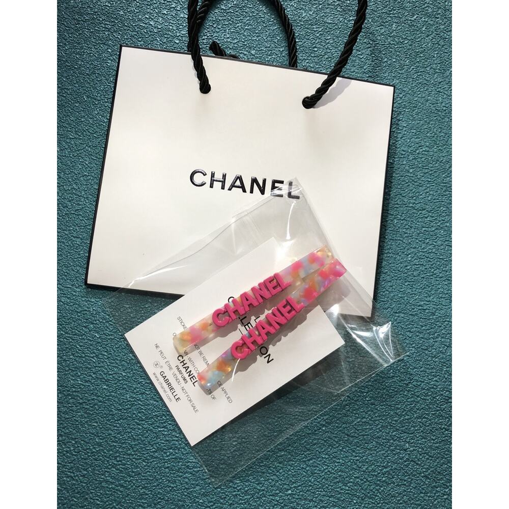 Chanel Hairpin LA Collection Multi Color with Pink Chanel