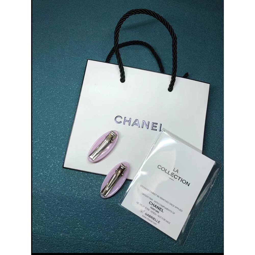 Chanel Hairpin LA Collection Baby Pink W/ Rhinestones