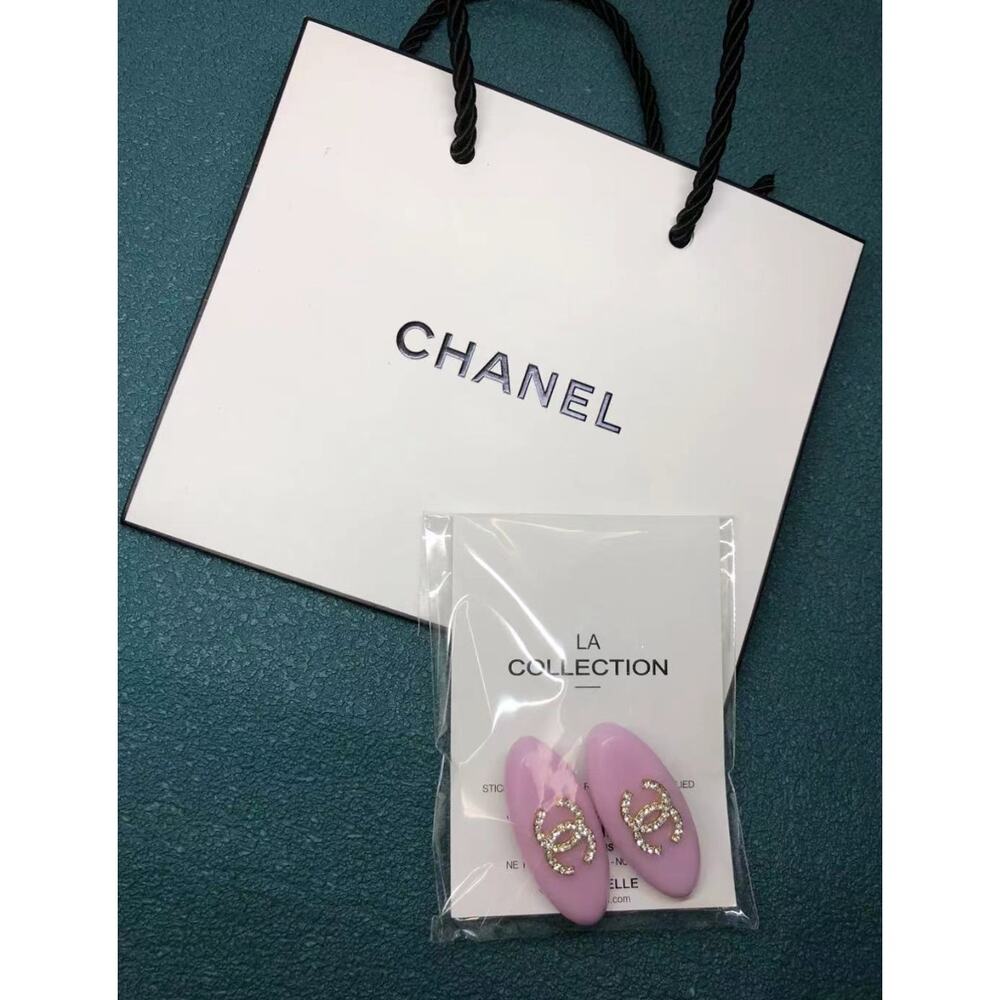 Chanel Hairpin LA Collection Baby Pink W/ Rhinestones