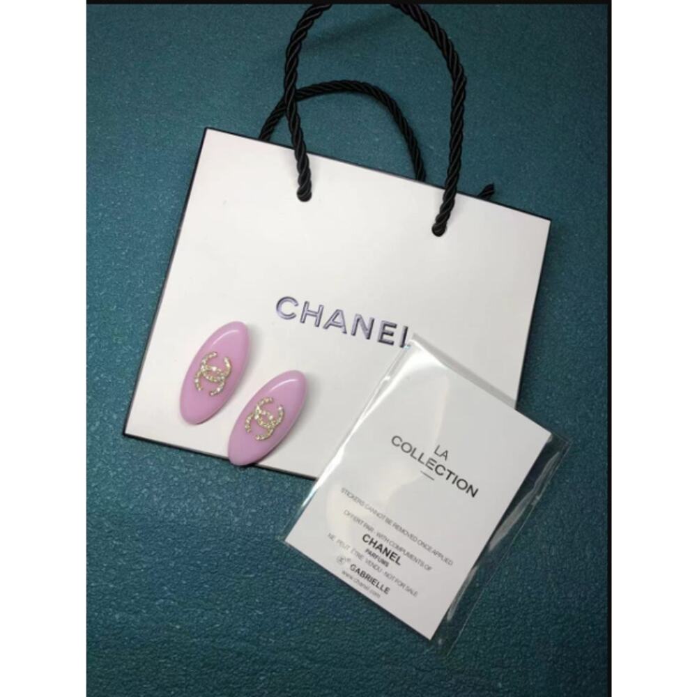 Chanel Hairpin LA Collection Baby Pink W/ Rhinestones