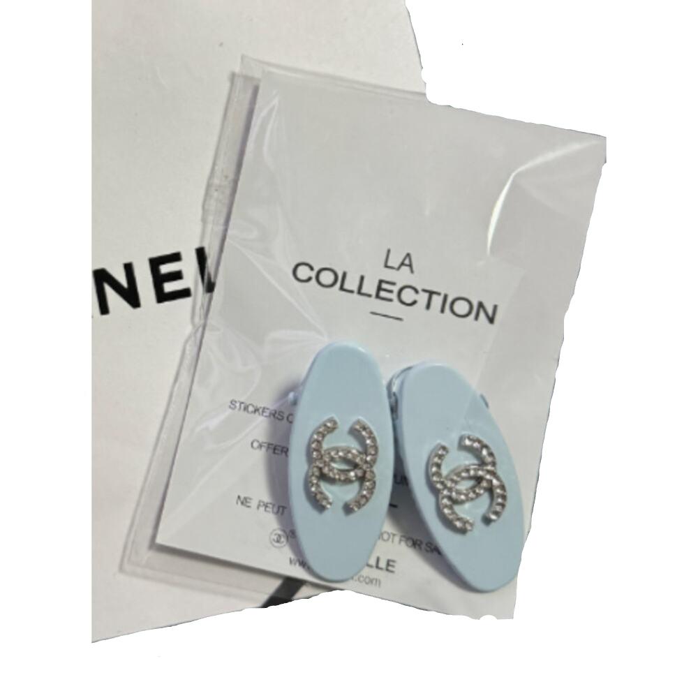 Chanel Hairpin LA Collection Baby Blue W/ Rhinestones