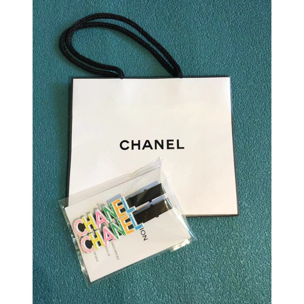 Chanel Hairpin LA Collection Black with Multi Color Chanel