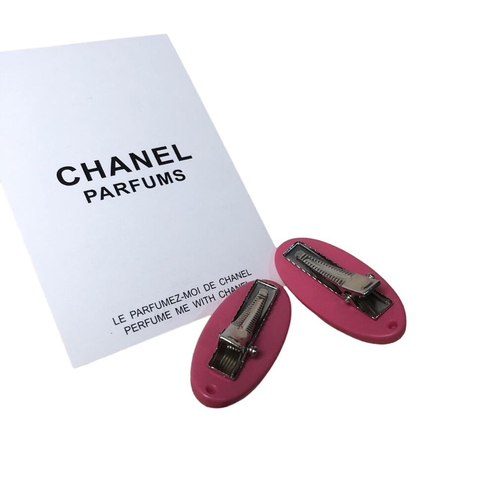 Chanel Hairpin LA Collection  Pink W/ Rhinestones CC