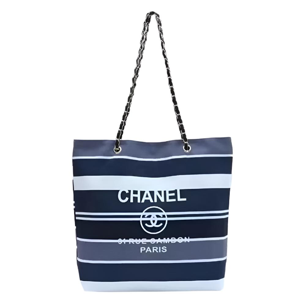 Chanel Beauty GWP Blue and White Tote