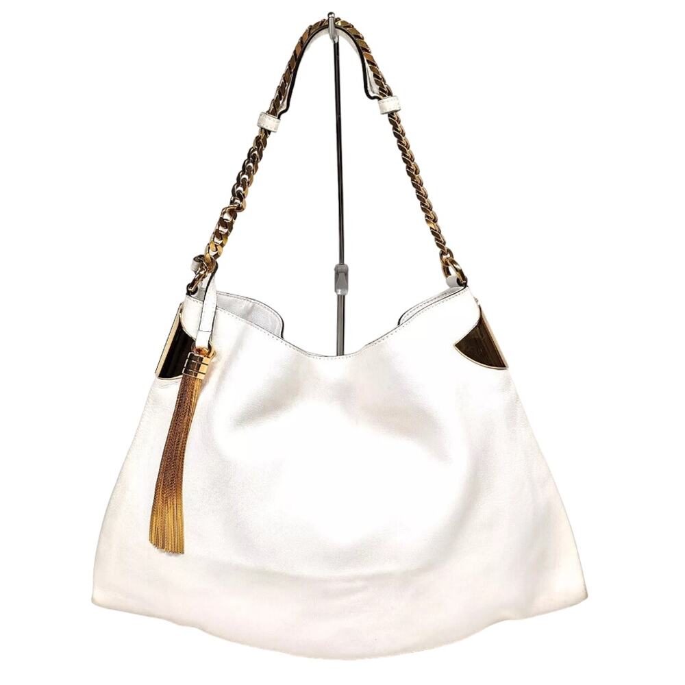 GUCCI 1970 Napa Leather Gold Tassle Hobo