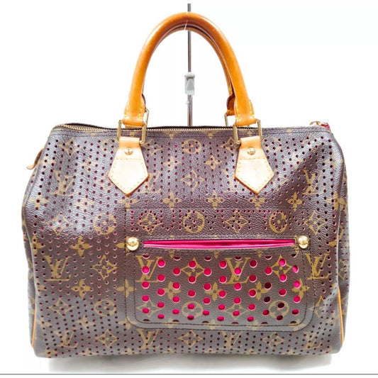 Louis Vuitton Hand Bag M95180 Speedy 30 Brown Monogram Perforated Pristine