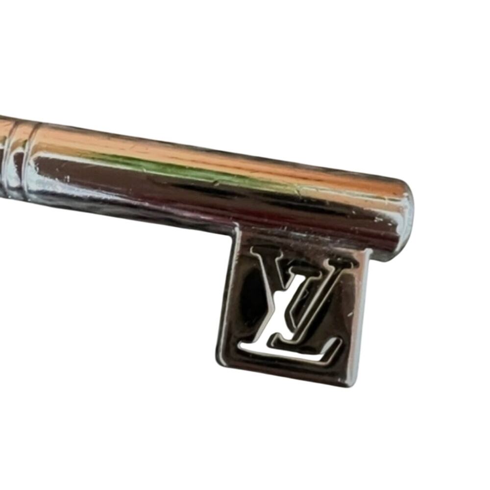 Louis Vuitton Palladium Finish Travel Key Ring