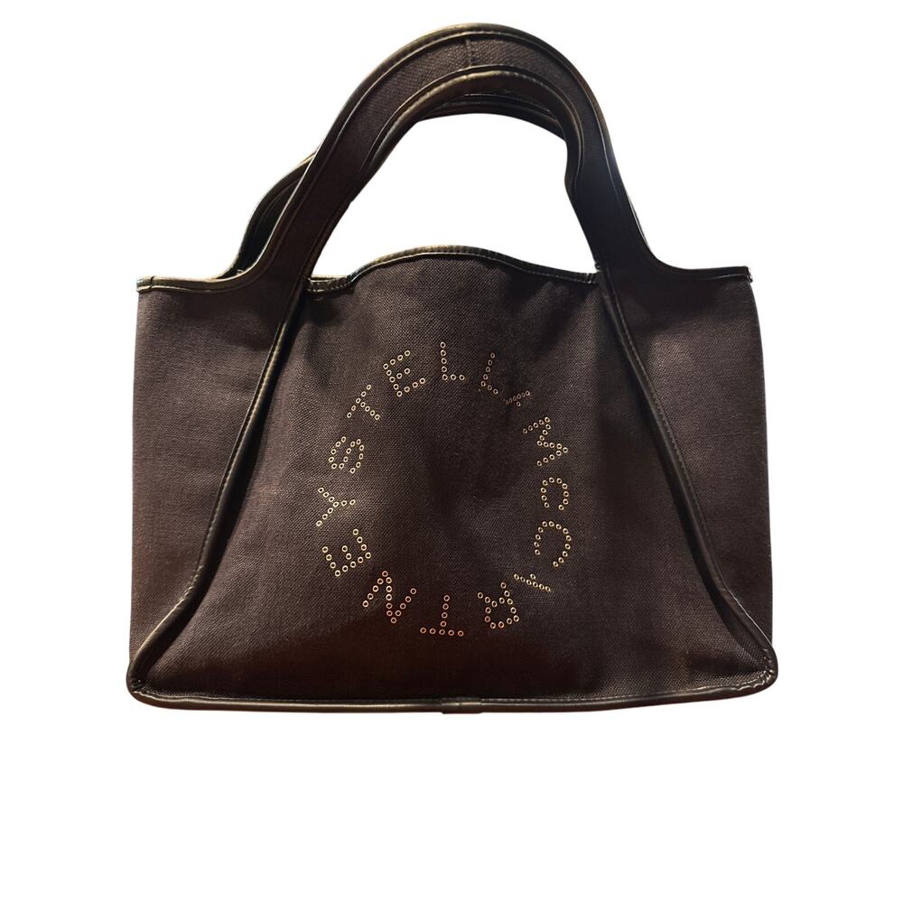 Stella McCartney Denim & Vegan Leather Tote w/ Pouch