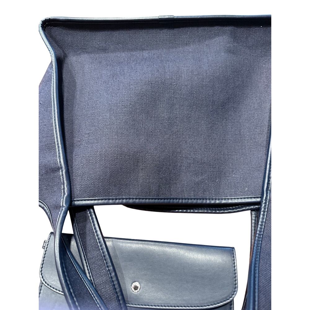 Stella McCartney Denim & Vegan Leather Tote w/ Pouch