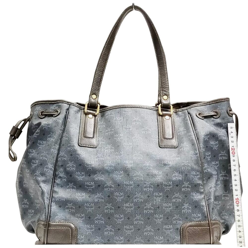 MCM Visetos DENIM Tote w/ Pouch