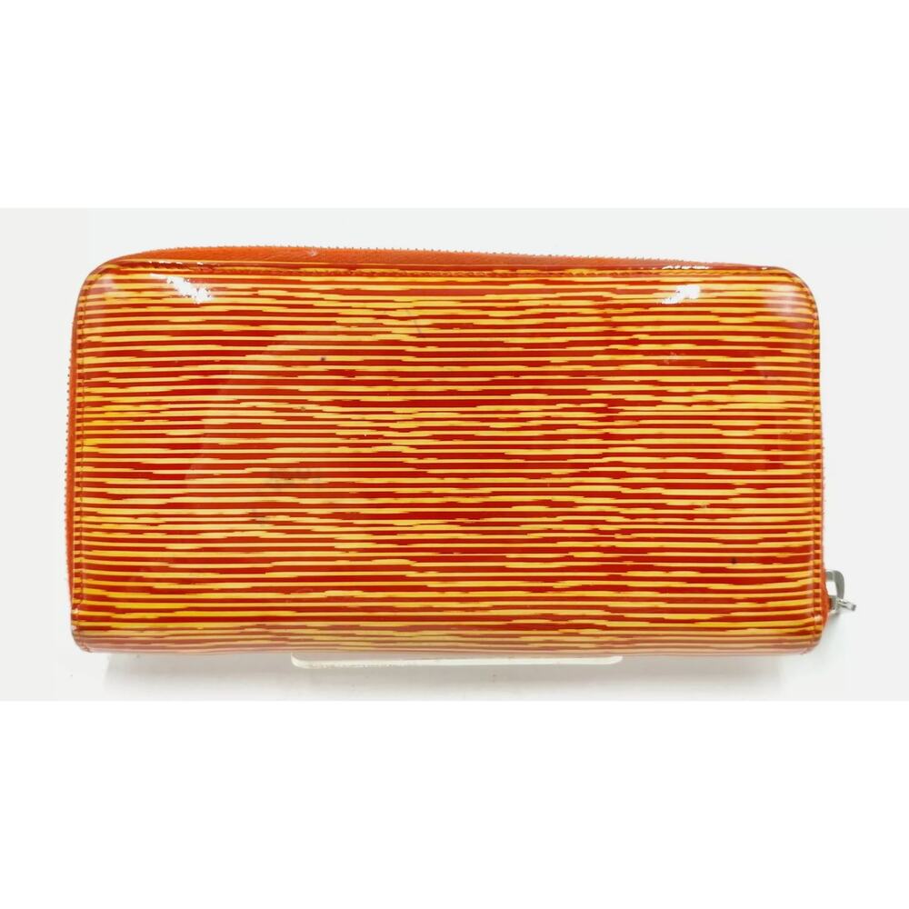 Chanel Long Wallet Orange Enamel 1628754