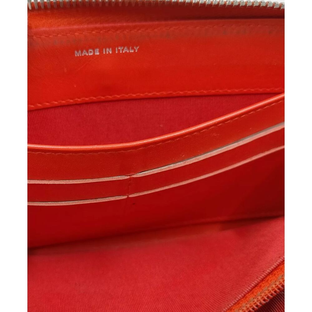 Chanel Long Wallet Orange Enamel 1628754