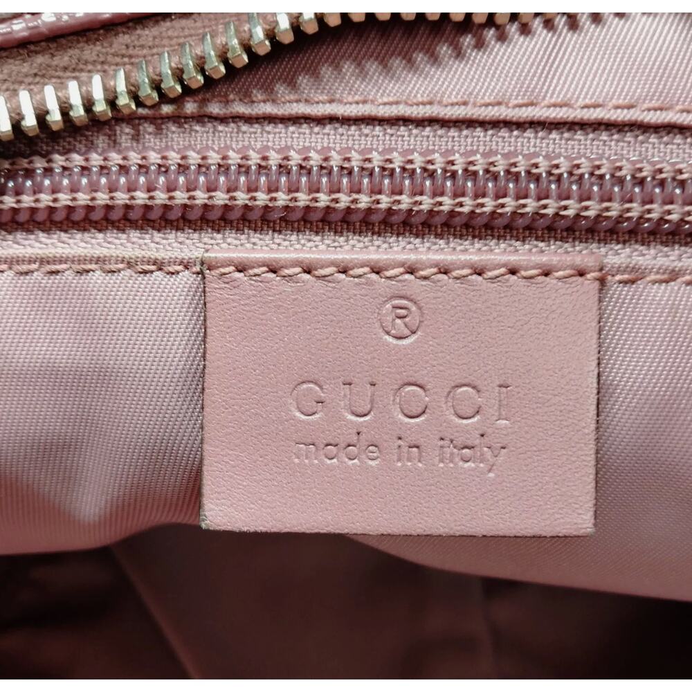 Gucci  Imprime Monogram Medium Zippered Shopping Tote Rose Blush