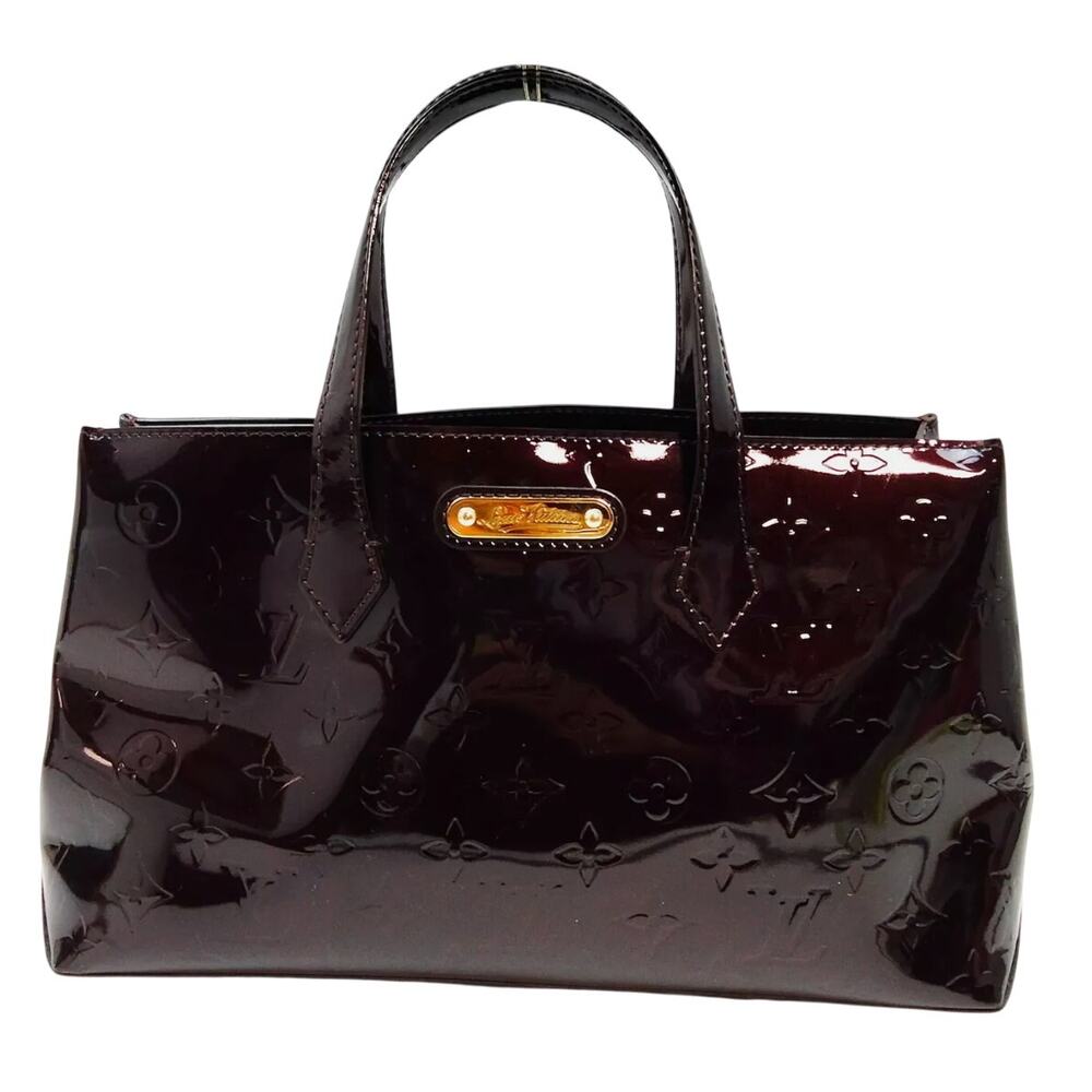 Louis Vuitton LV Hand Bag Wilshire PM Bordeaux Vernis