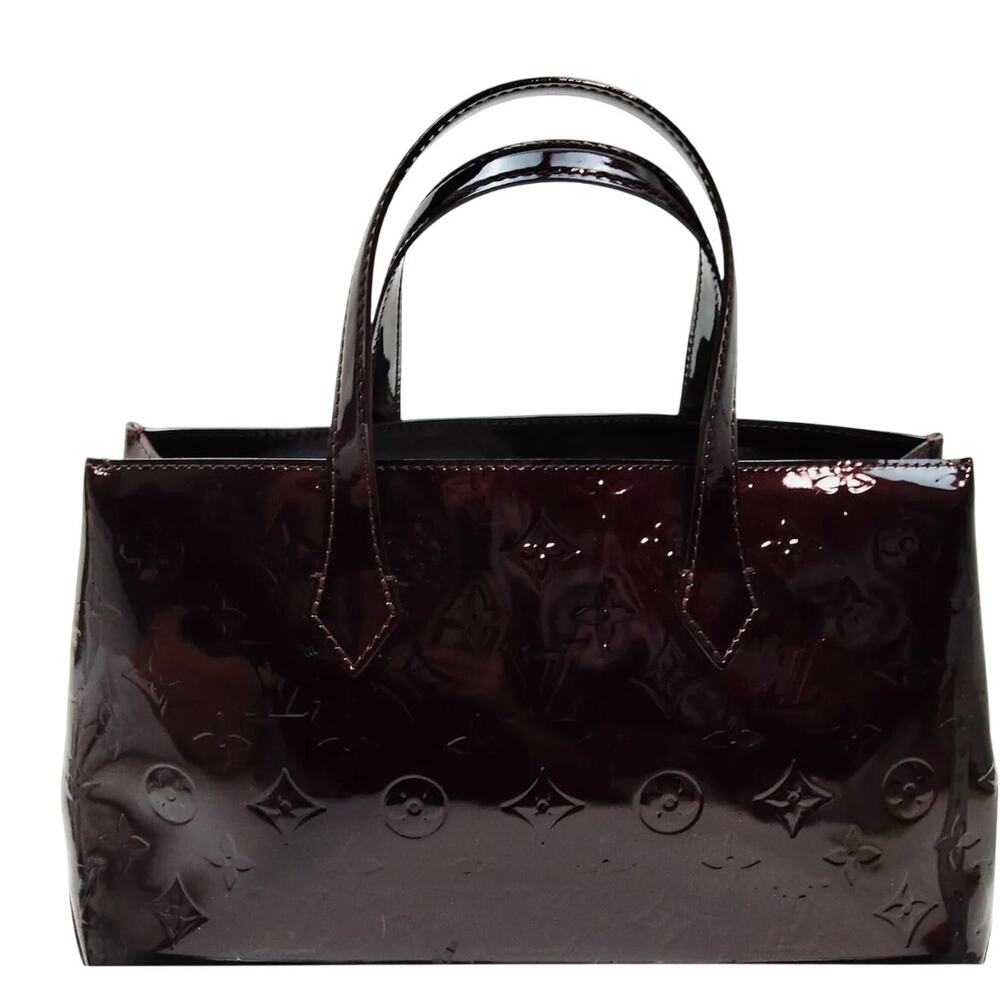 Louis Vuitton LV Hand Bag Wilshire PM Bordeaux Vernis